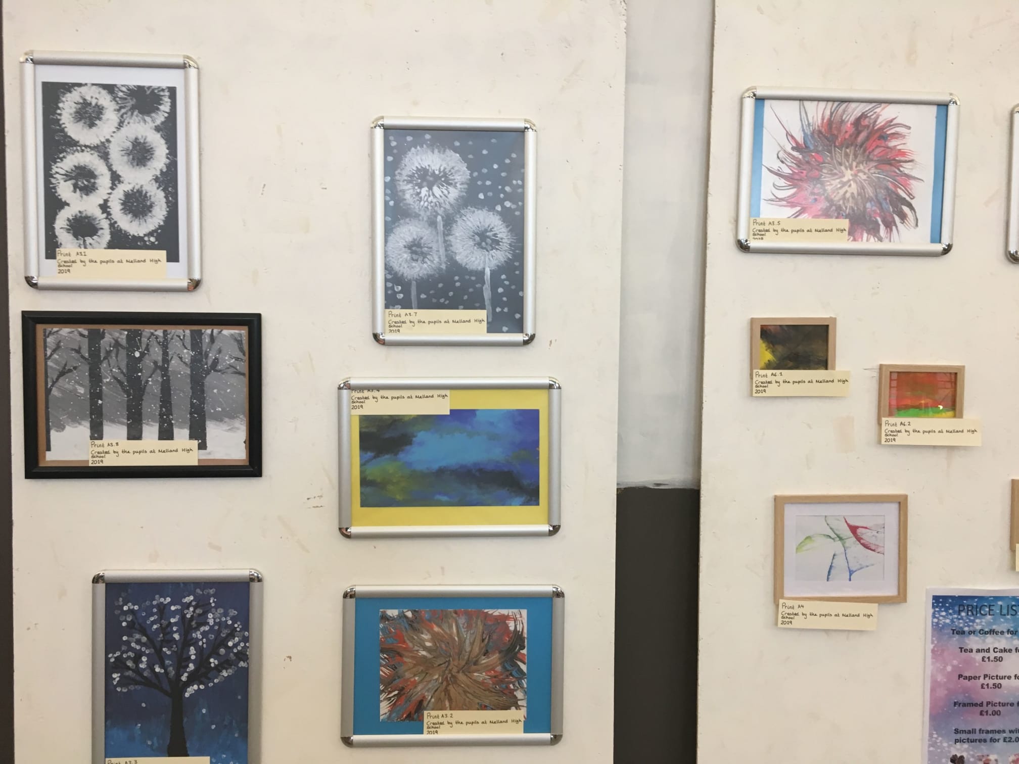 Some of the artwork created by the Co-operative (ad)Venture participants