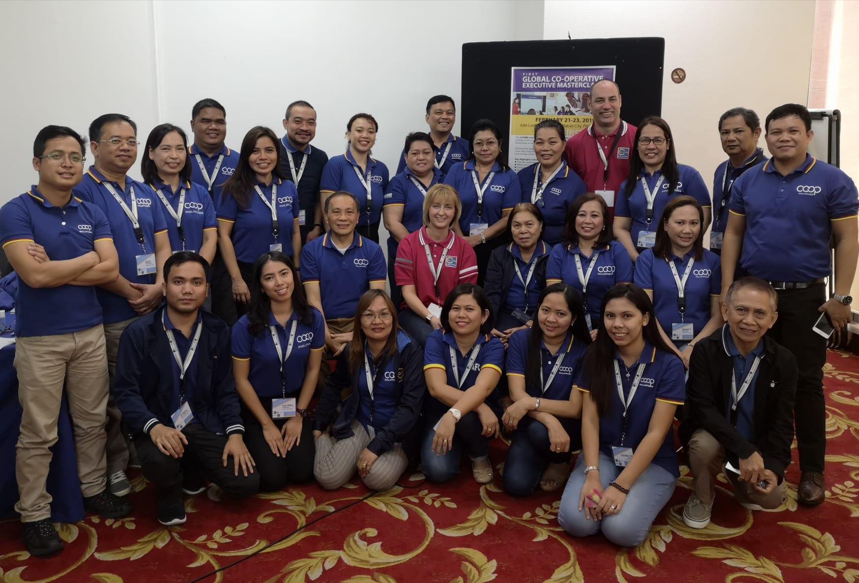 Group photos of Philippines delegates and trainers